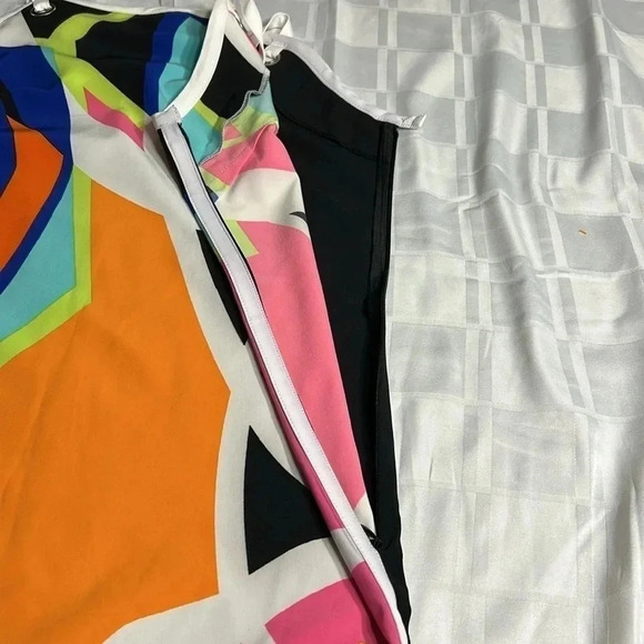Fabletics Wonda dress color block geometric multicolor dopamine sundress,NWOT - Picture 8 of 9